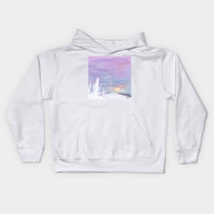 Rainbows in the sky Kids Hoodie